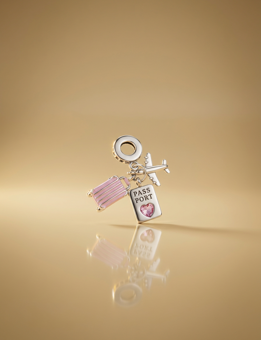 Pink travel set