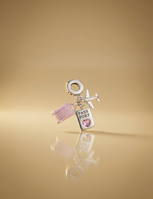 Pink travel set